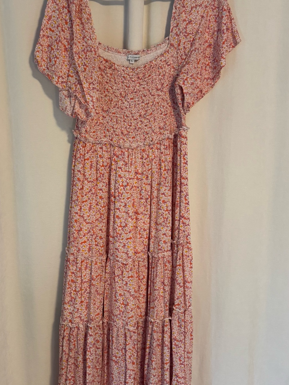 Baltic Born Pink Floral Maxi Dress